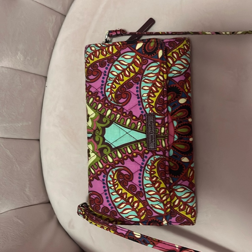 Vera Bradley wallet with optional crossbody strap